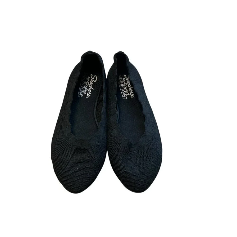 Skechers Cleo 2.0 Love Spell Flat Stretch Fit Woven Knit Slip On Shoes Women 10